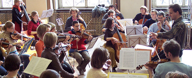 2004 - Probe für das Konzert in Freital